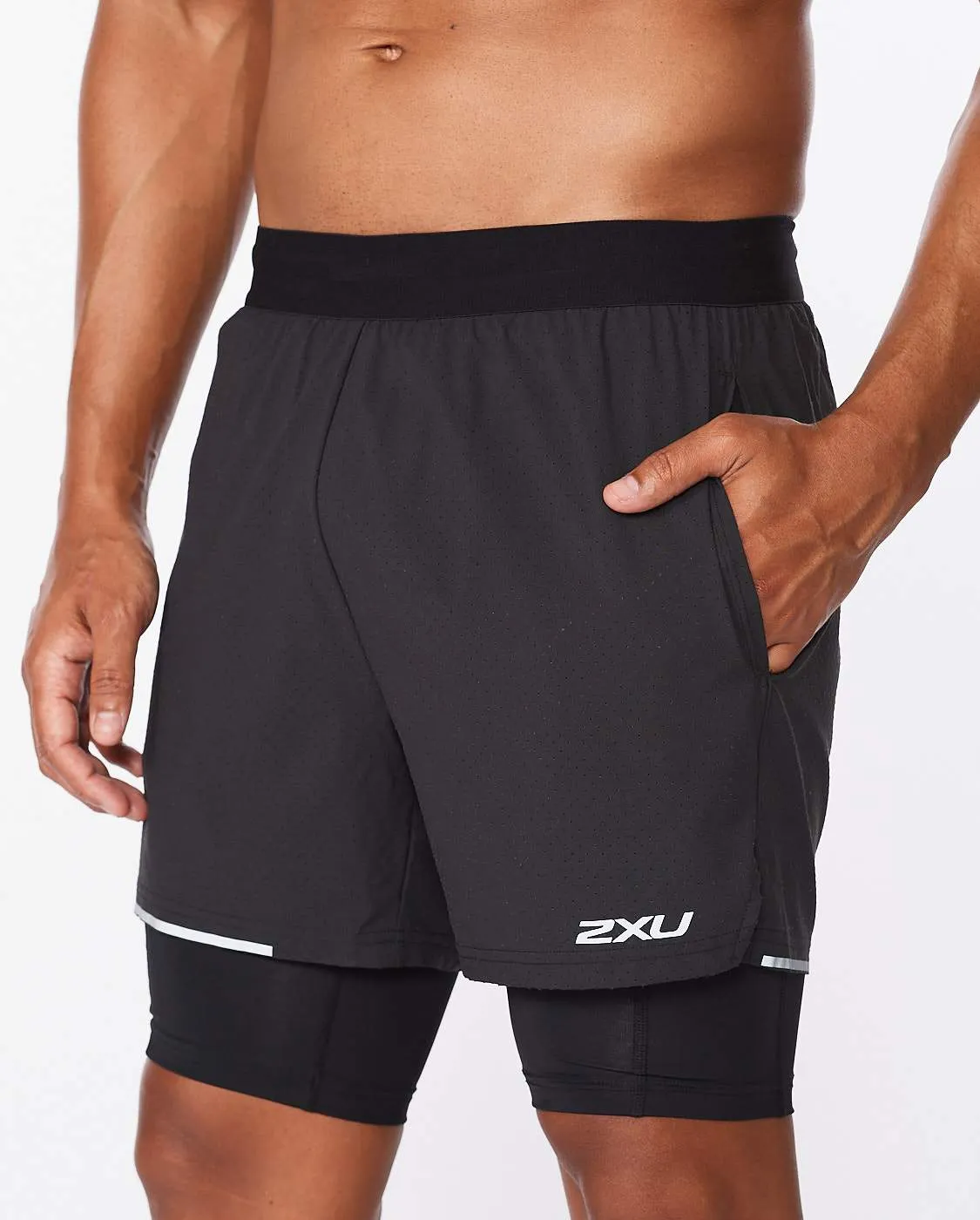 2XU Men Aero 2-In-1 5" Shorts