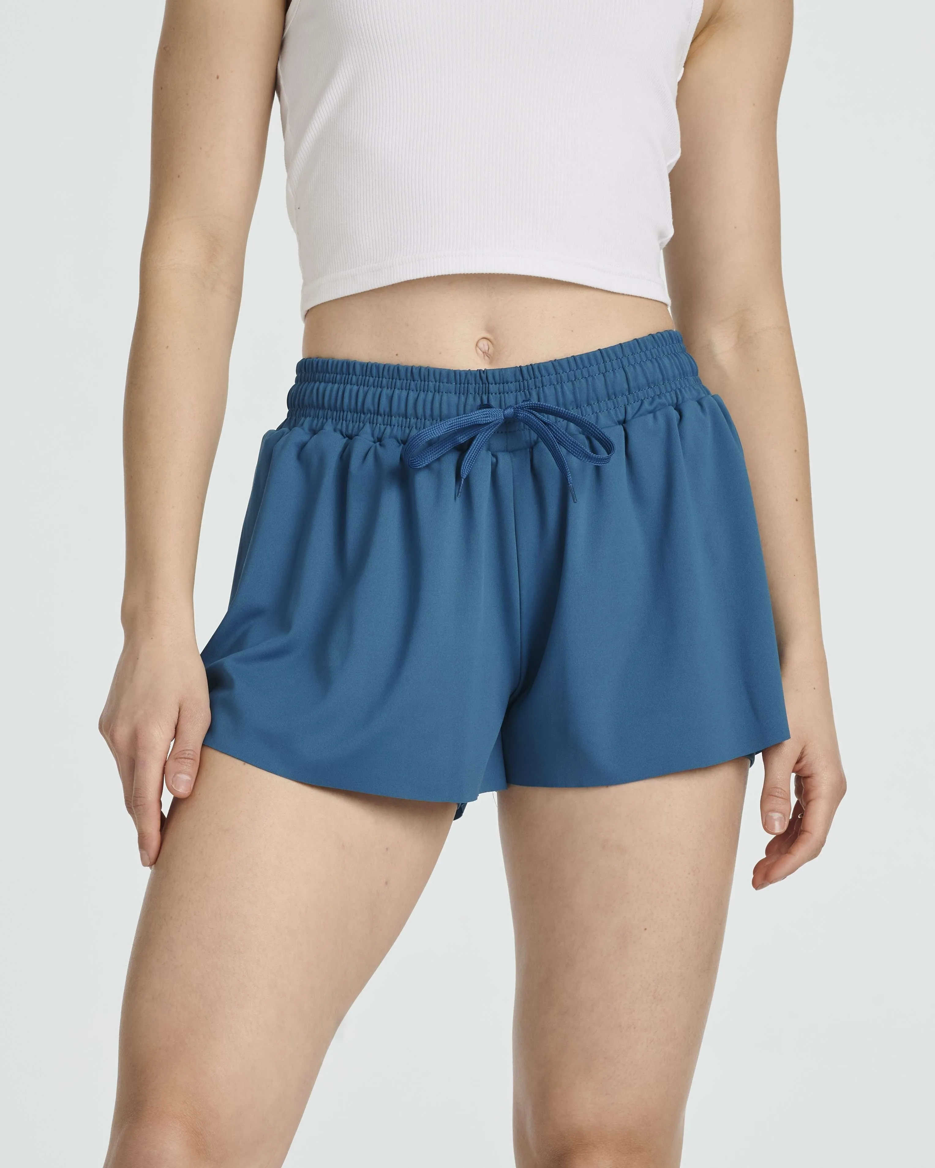 4 Pack: Women's Flowy Dry Fit Running Short (Available In Plus Size)