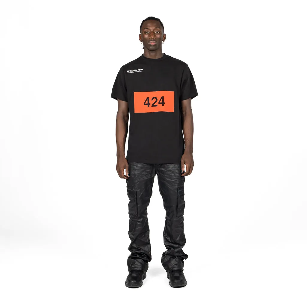 424 Printed Tee - Black
