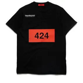 424 Printed Tee - Black