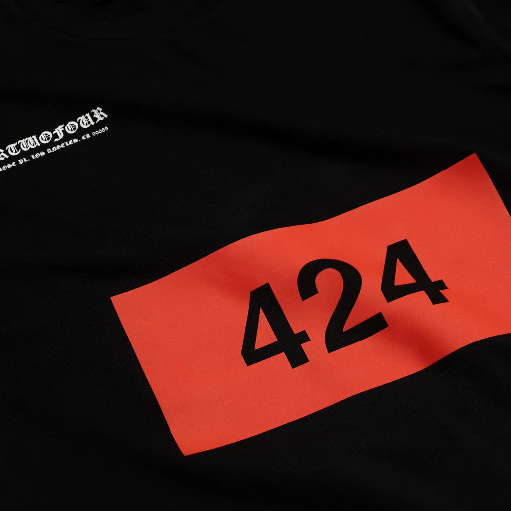 424 Printed Tee - Black