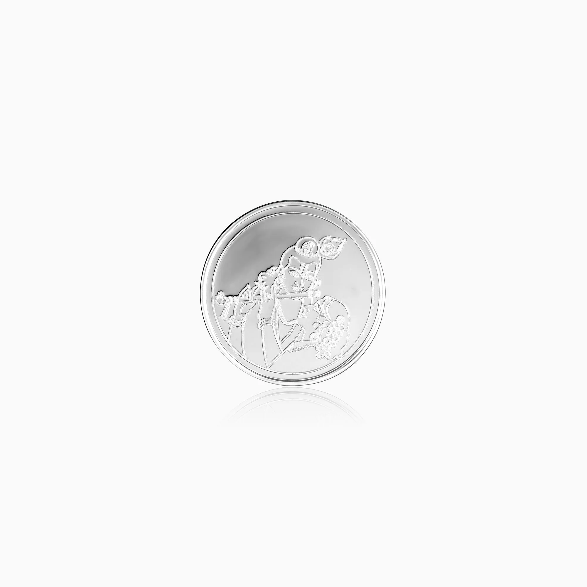 999 Silver Radha Krishna Coin-10g