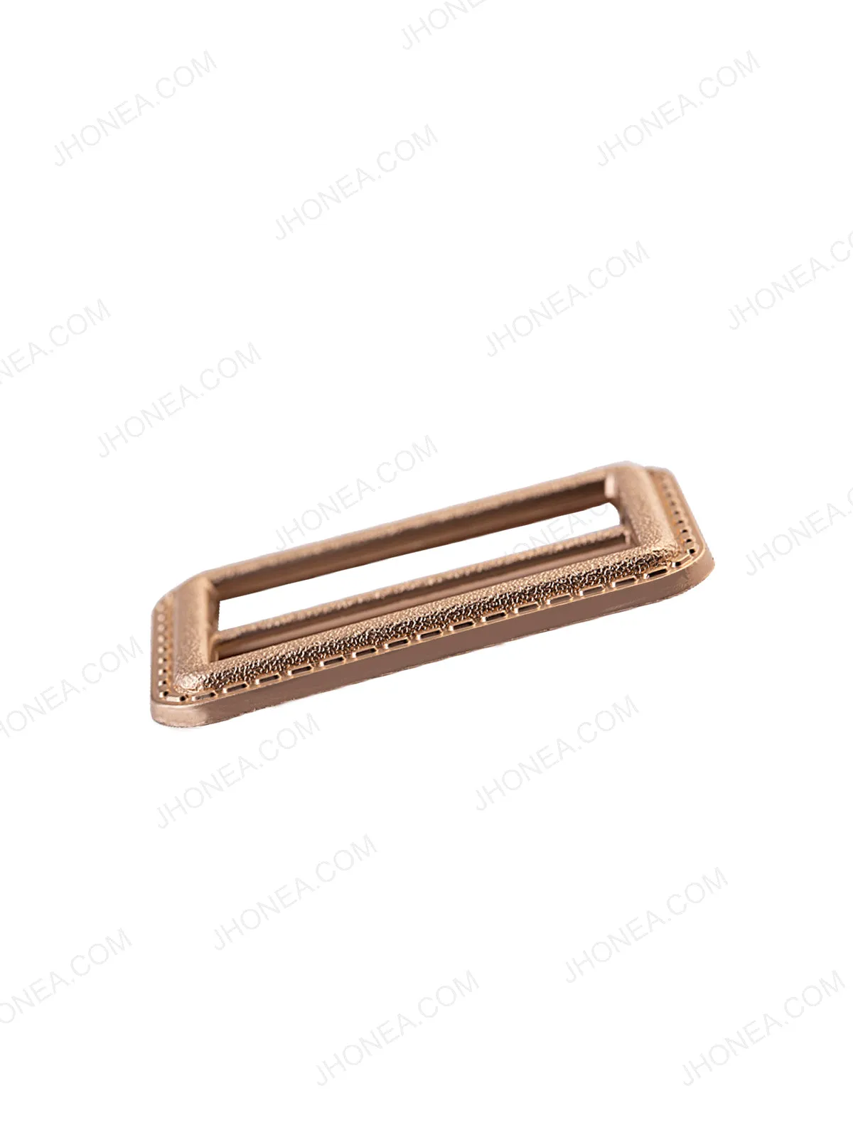Accented Border Adjustable Webbing Strap Slider Buckle