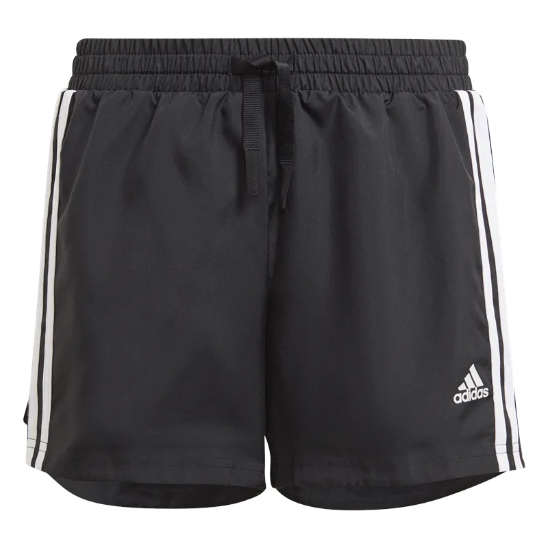 adidas Designed 2 Move 3 Stripes Shorts - Girls - Black/White