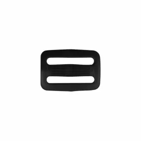 Adjustable Webbing Strap Black Tri-Glide Slider Plastic Buckle