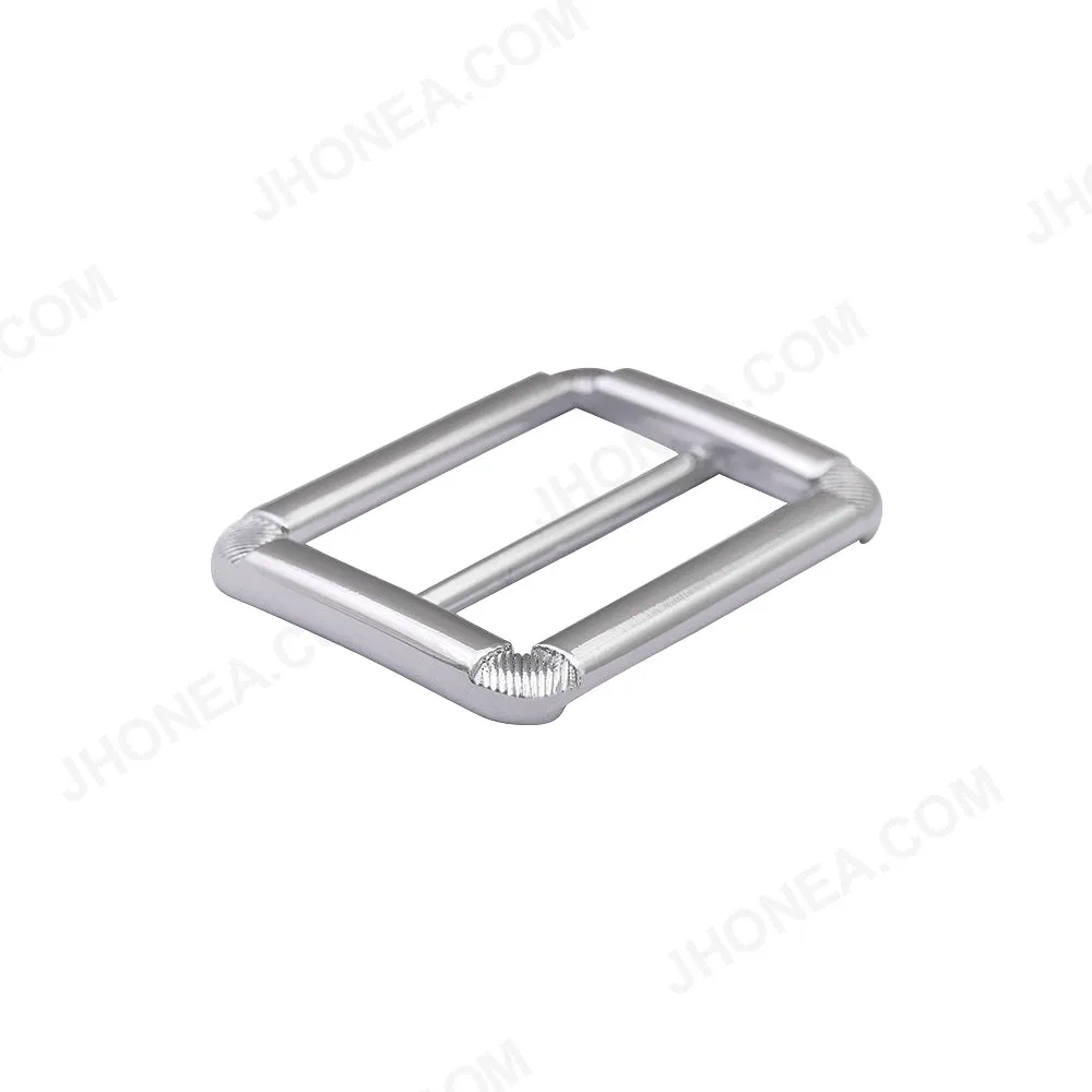 Adjustable Webbing Strap Tri-Glide Slider Shiny Metal Buckle