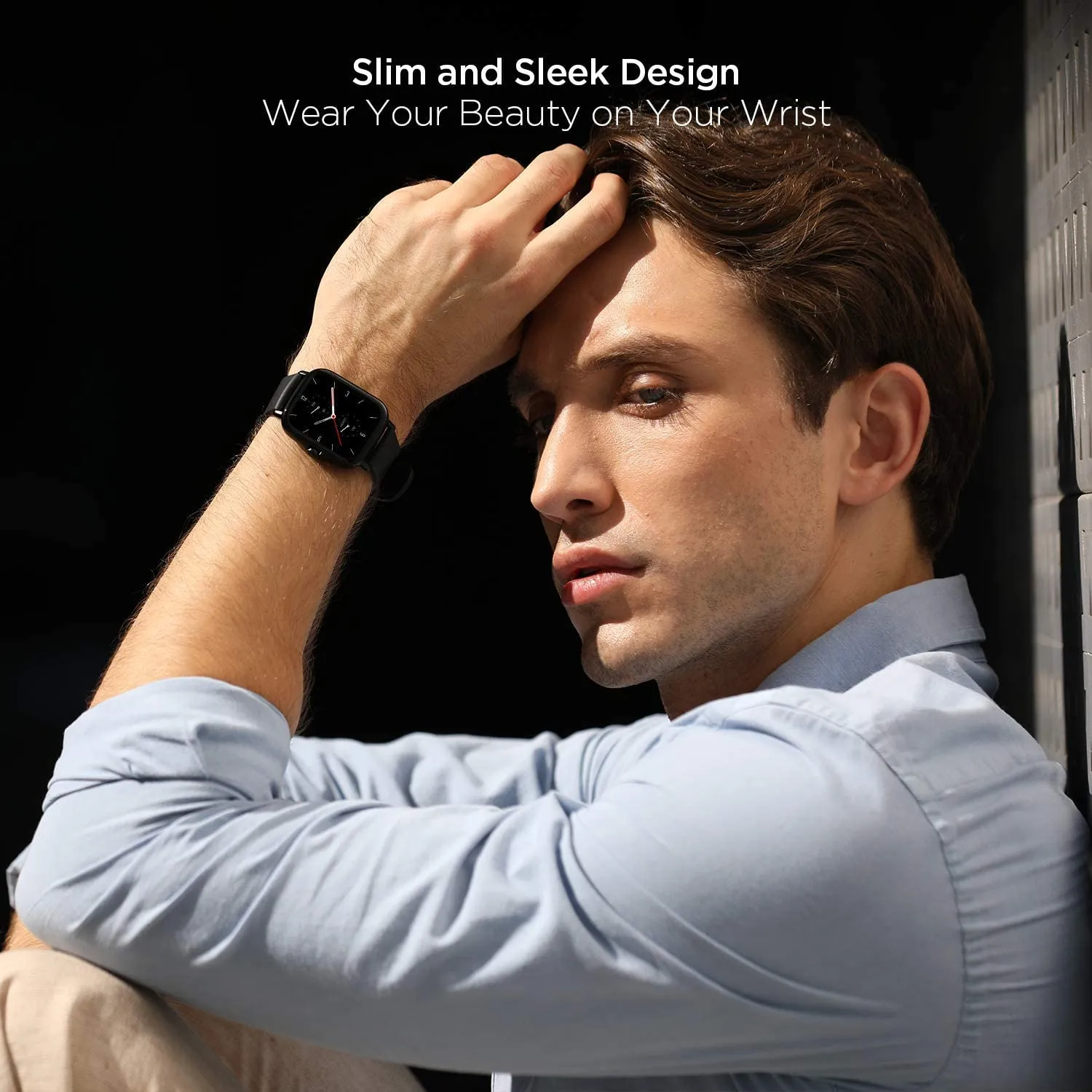 Amazfit GTS 2e Smart Watch Fitness Tracker with Heart Rate Monitor, Sleep, Stress and SpO2 Monitor, 14 Days Battery Life, 5 ATM Waterproof, Black