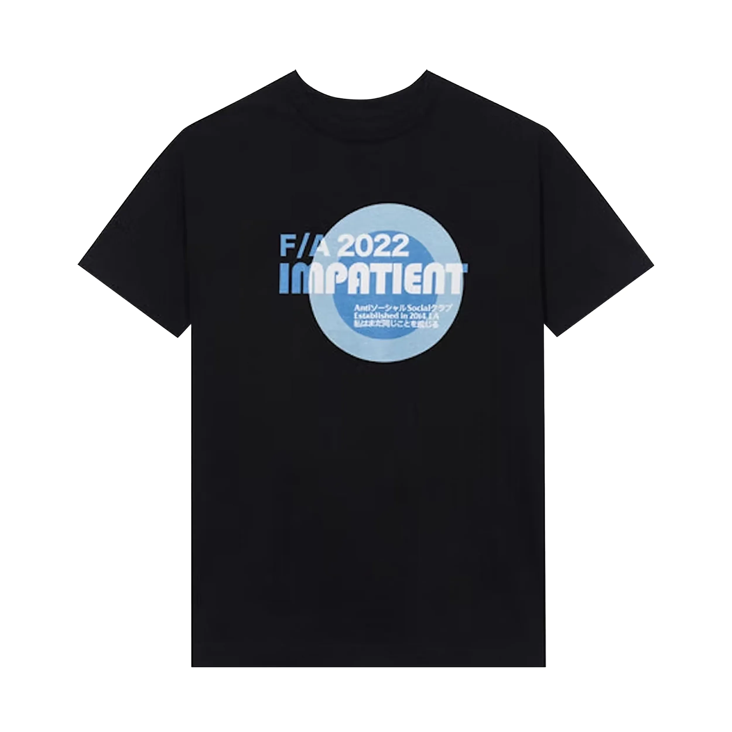 Anti Social Social Club Impatient Tee Black