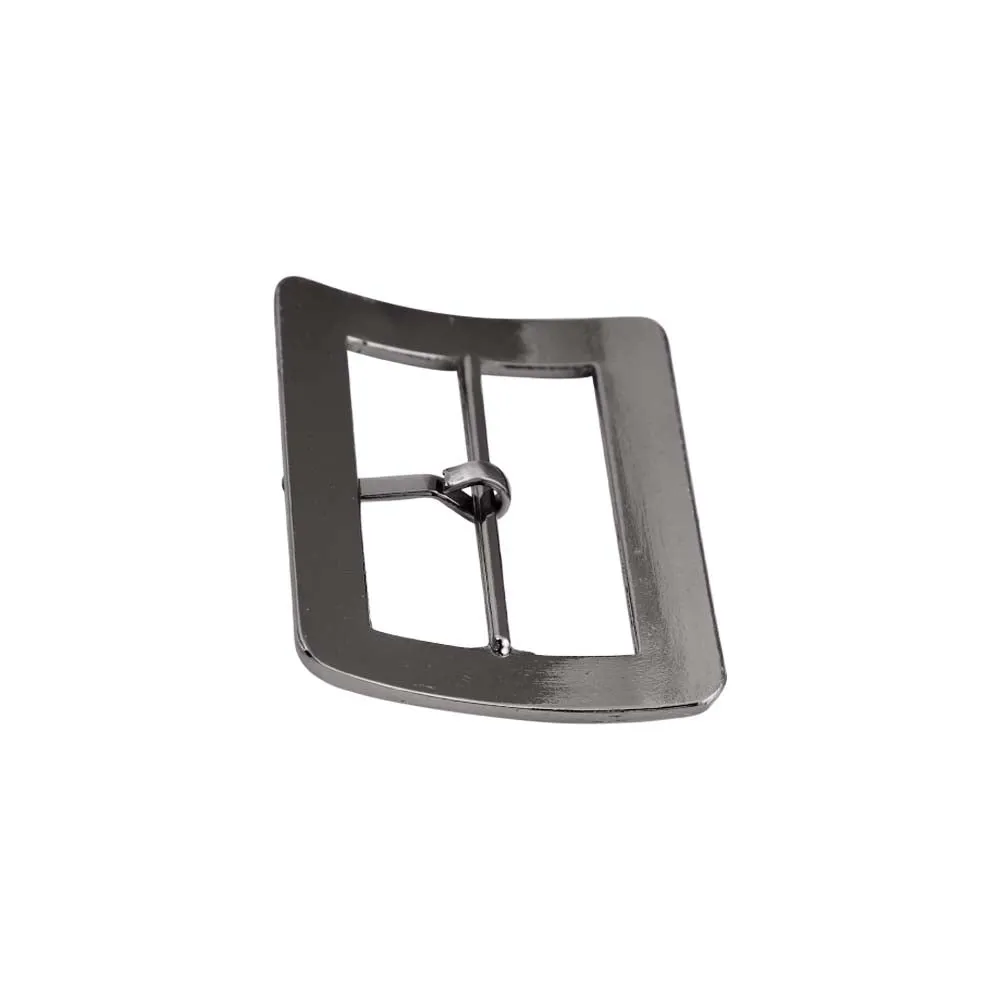 Antique Silver Engraved Design Frame Tongue/Prong Belt Buckle