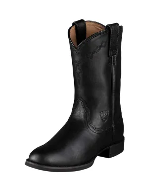Ariat 10000794 Womens Heritage Roper Cowgirl Boot Black - D