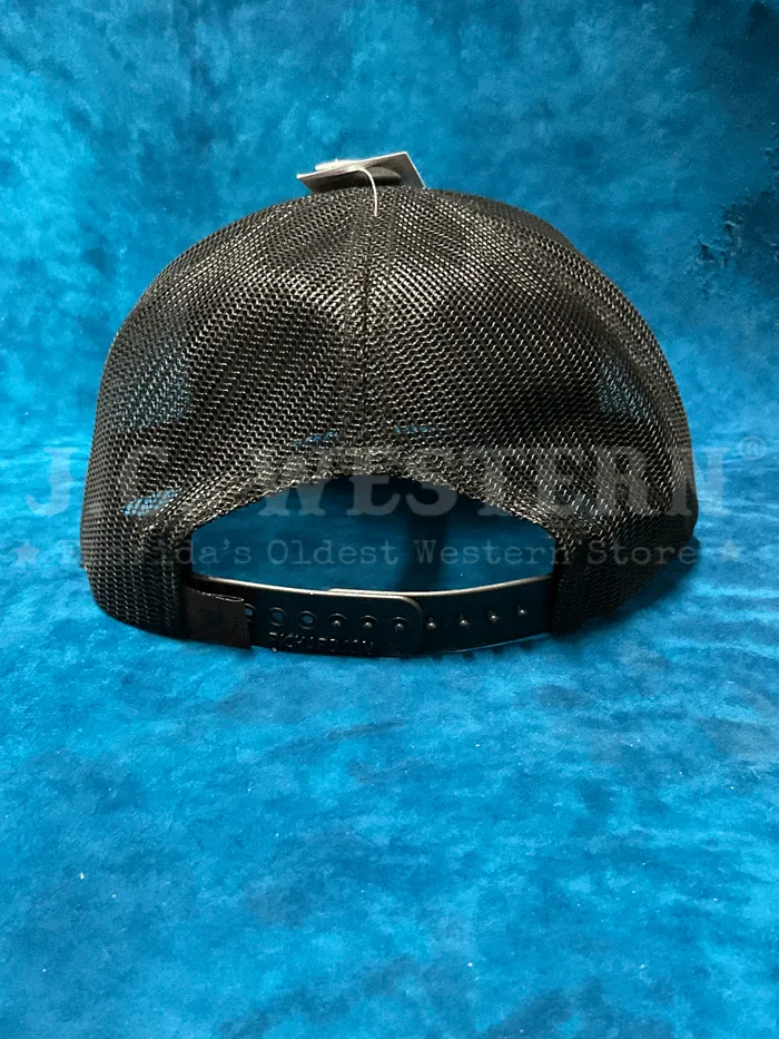 Ariat A300086201 Faux Leather Patch Cap Black