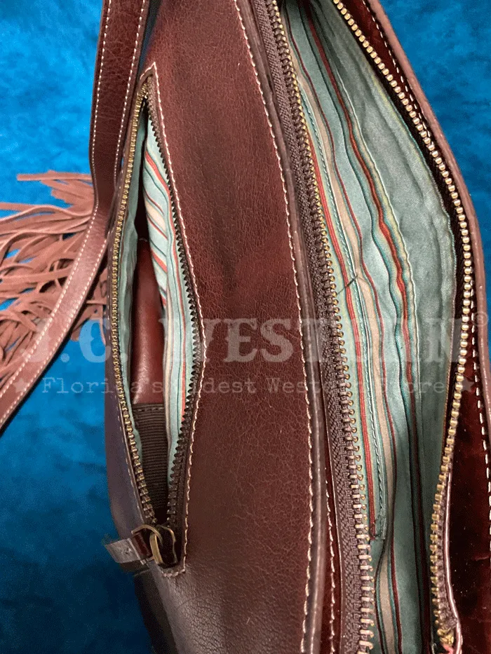 Ariat A770009502 Womens Victoria Collection Messenger Bag Brown