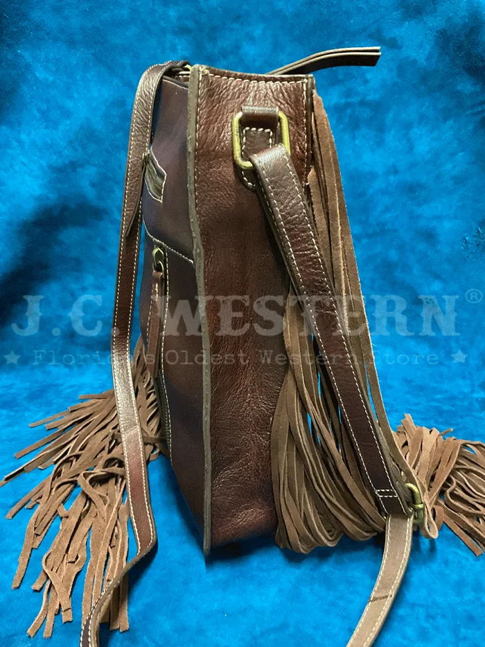 Ariat A770009502 Womens Victoria Collection Messenger Bag Brown