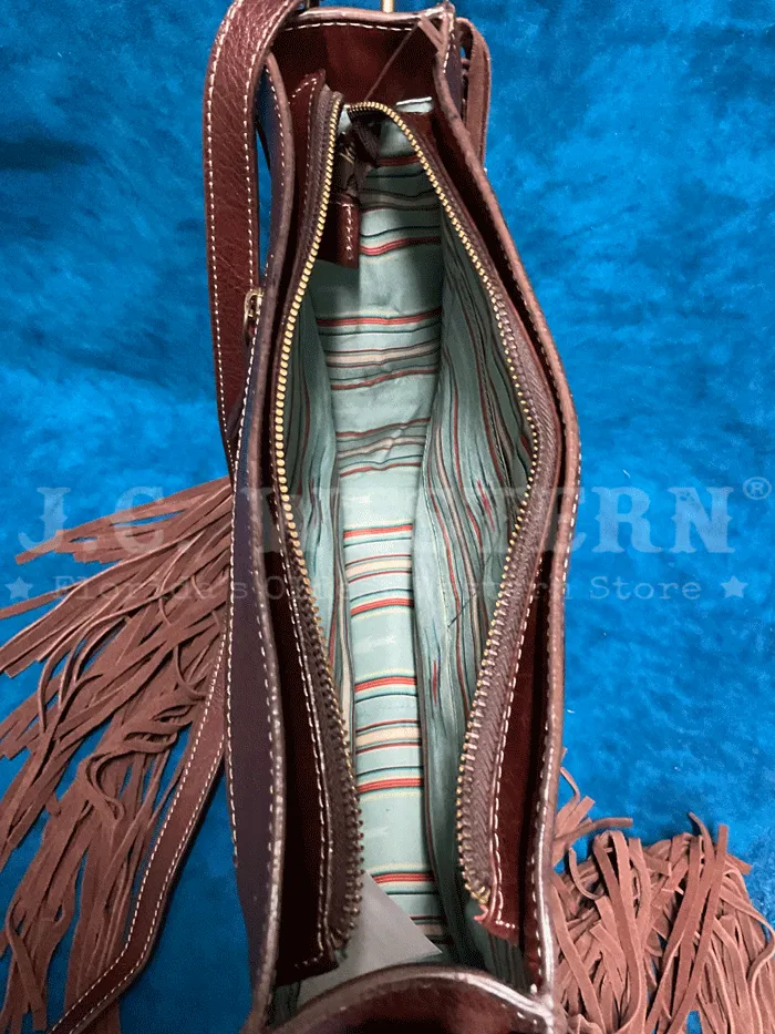 Ariat A770009502 Womens Victoria Collection Messenger Bag Brown