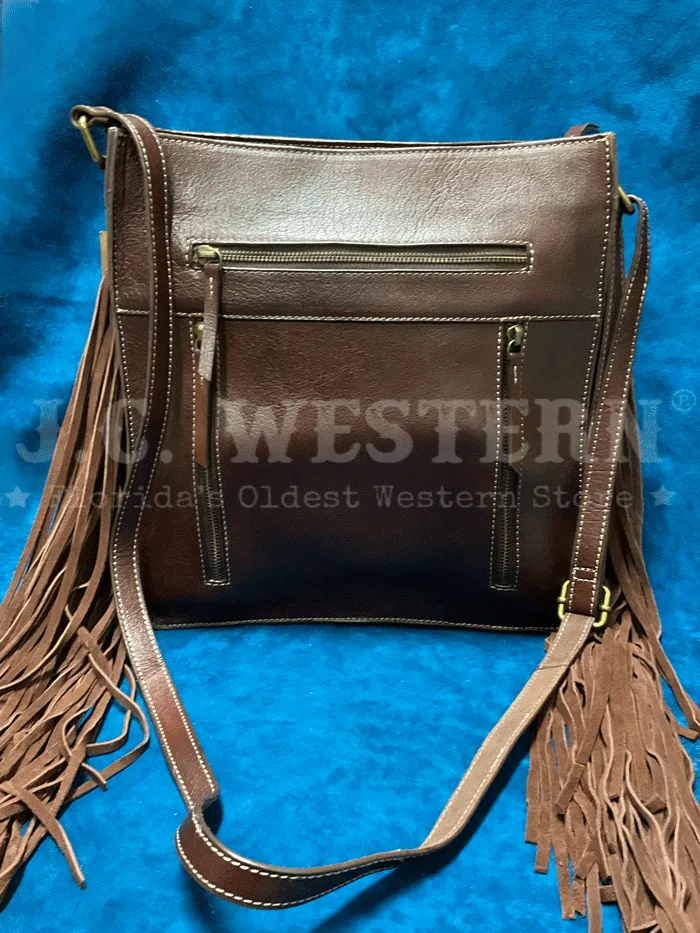 Ariat A770009502 Womens Victoria Collection Messenger Bag Brown