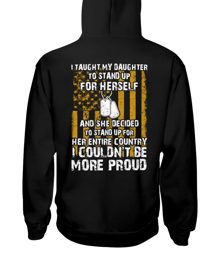 Army Mom Daughter More Proud T-shirts