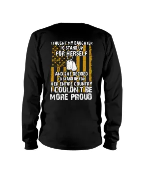 Army Mom Daughter More Proud T-shirts