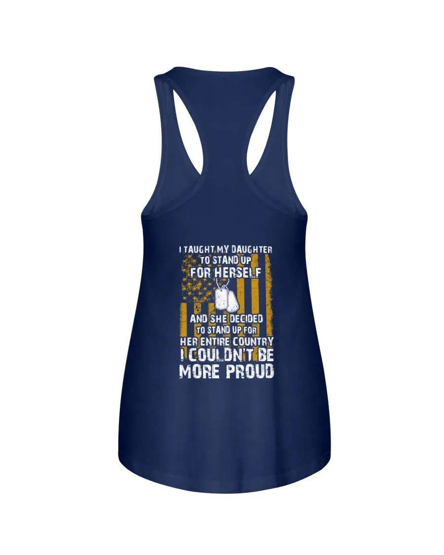 Army Mom Daughter More Proud T-shirts
