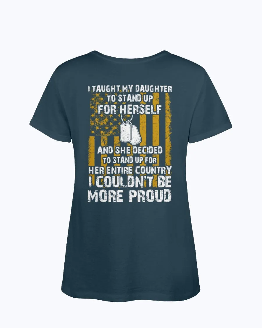 Army Mom Daughter More Proud T-shirts