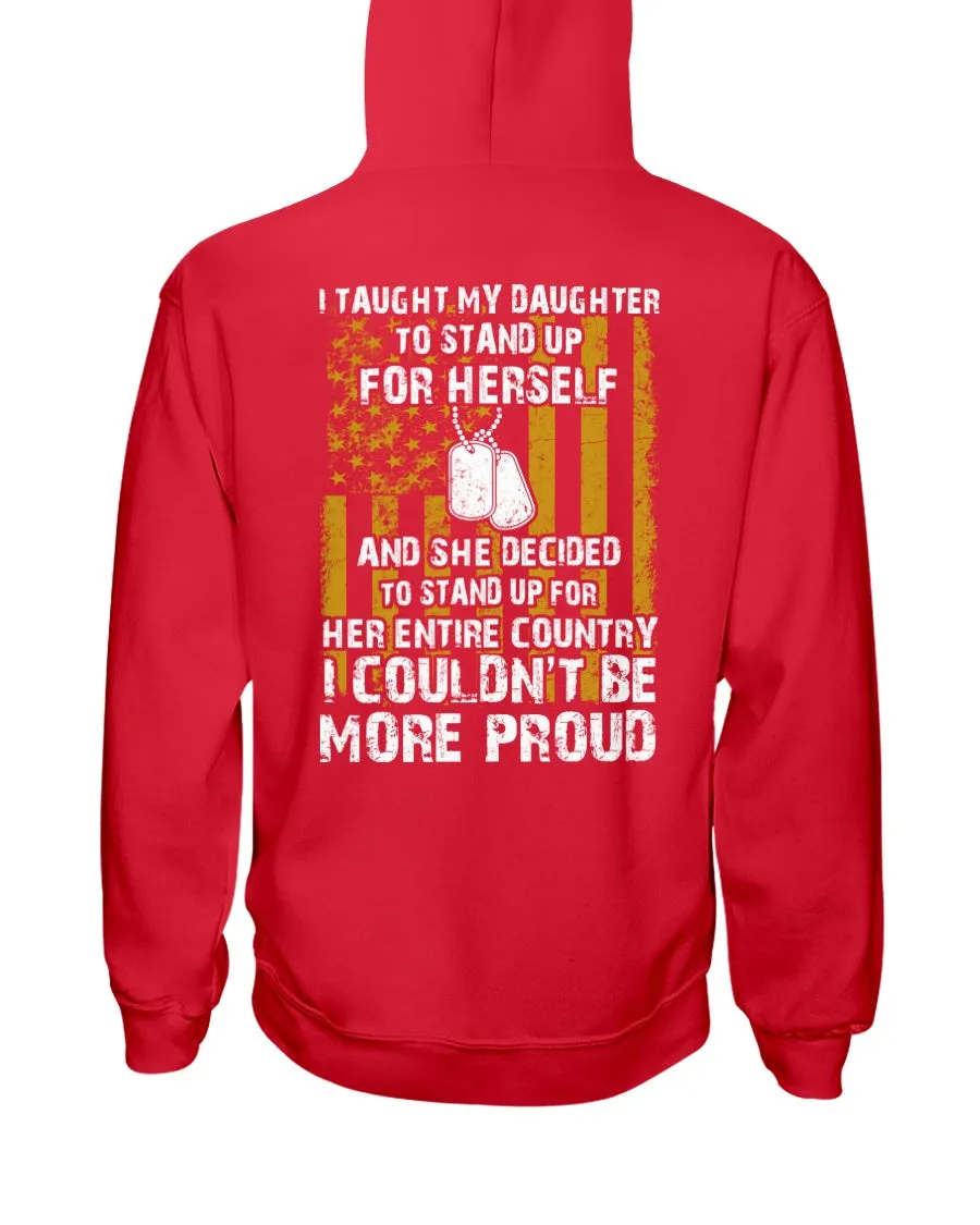 Army Mom Daughter More Proud T-shirts