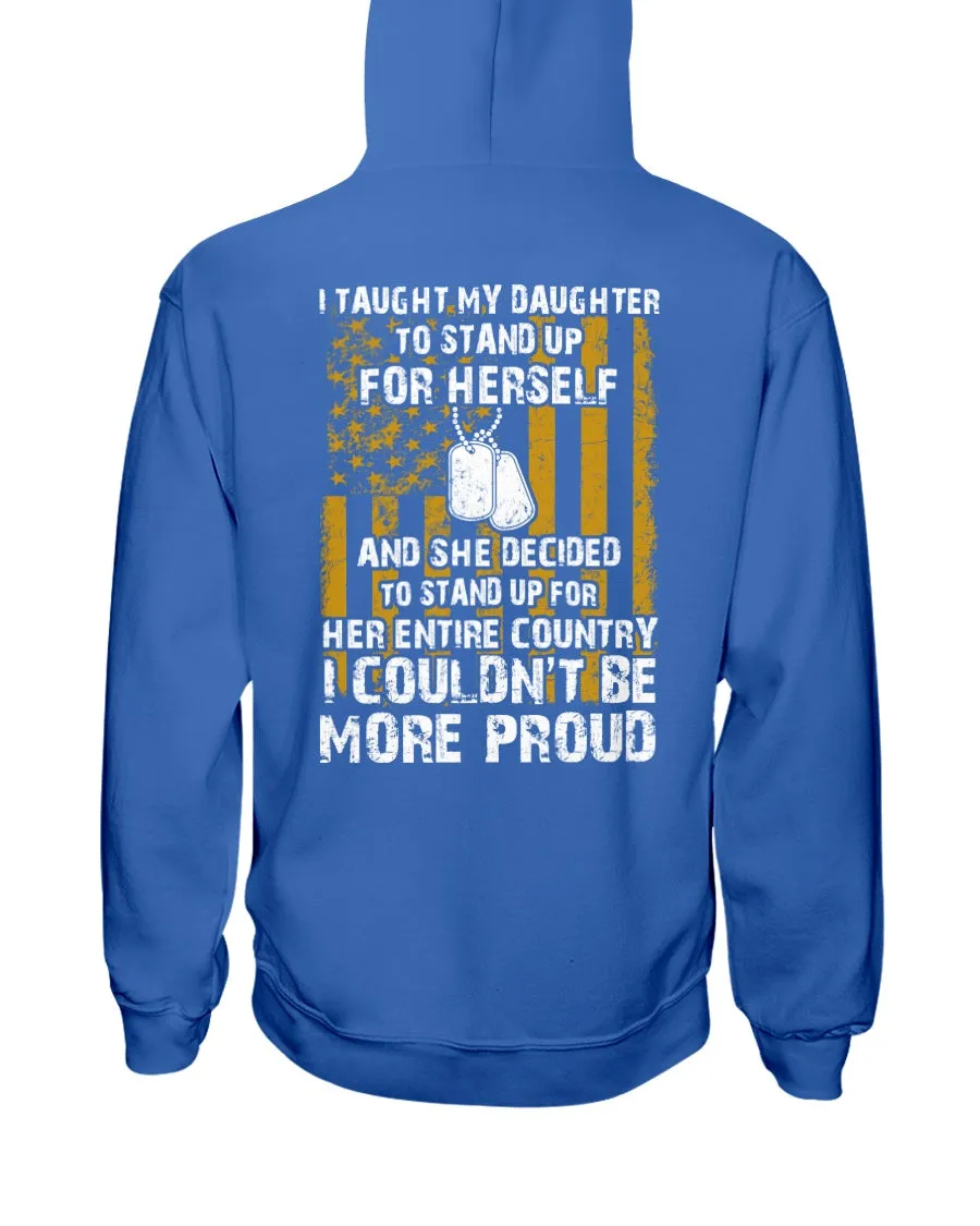 Army Mom Daughter More Proud T-shirts