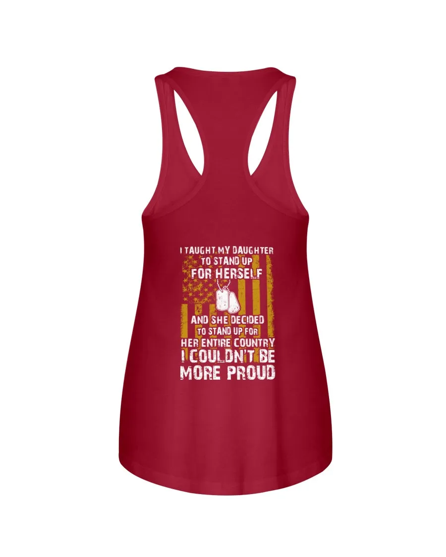 Army Mom Daughter More Proud T-shirts