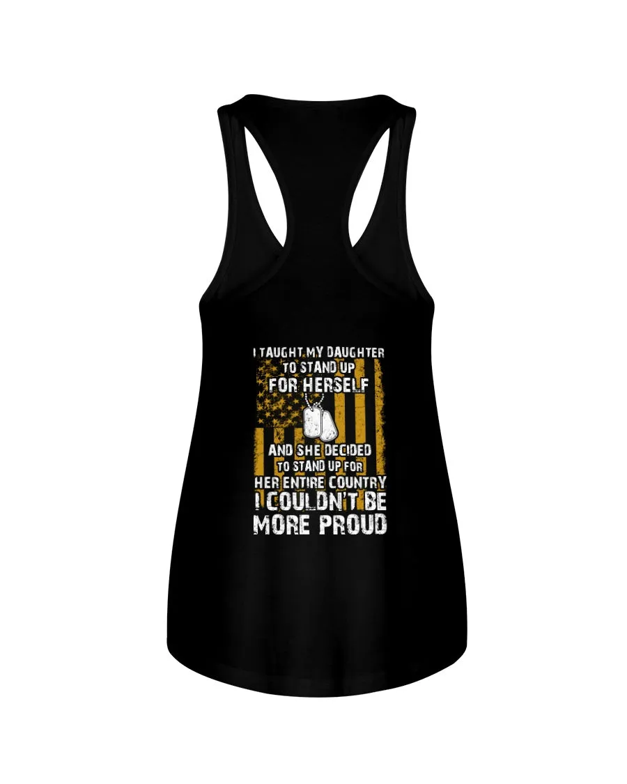 Army Mom Daughter More Proud T-shirts