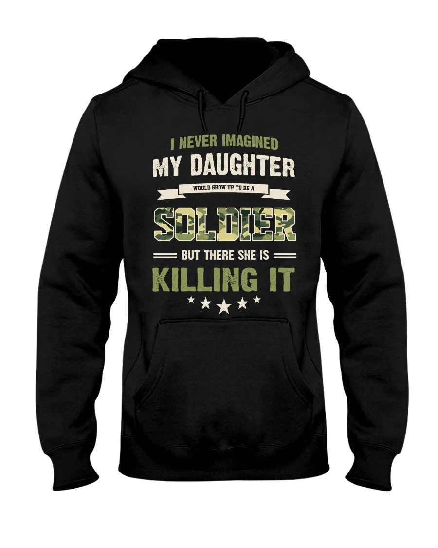 Army Mom Never Imagined Daughter T-shirts