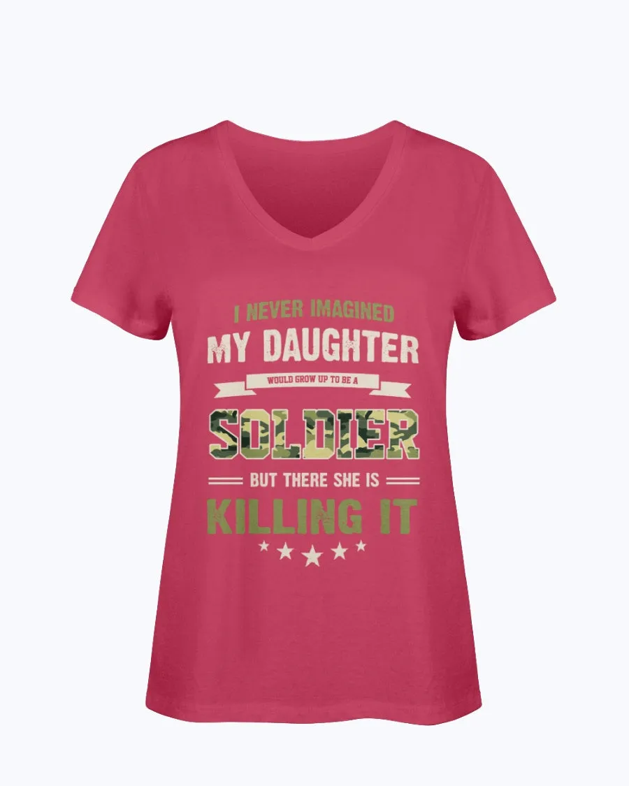 Army Mom Never Imagined Daughter T-shirts