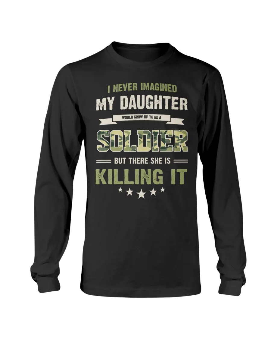 Army Mom Never Imagined Daughter T-shirts