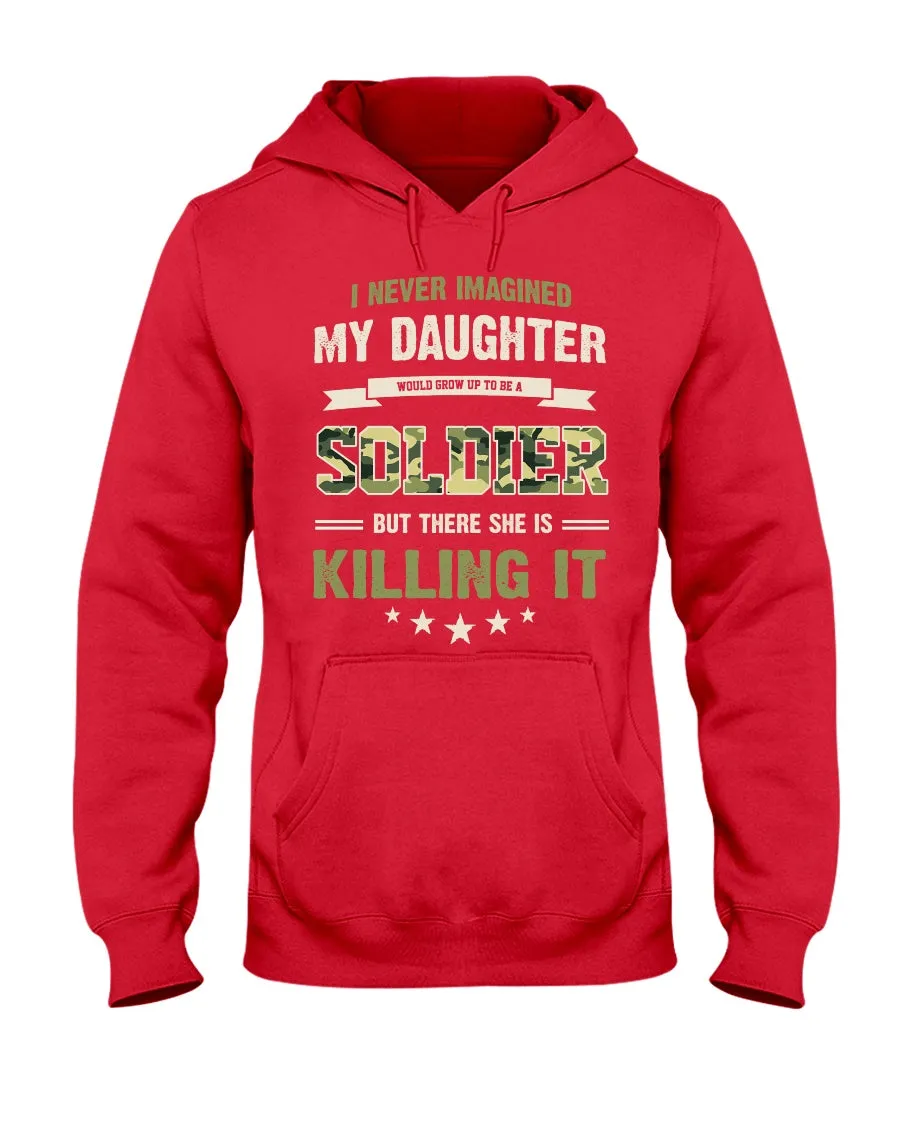 Army Mom Never Imagined Daughter T-shirts