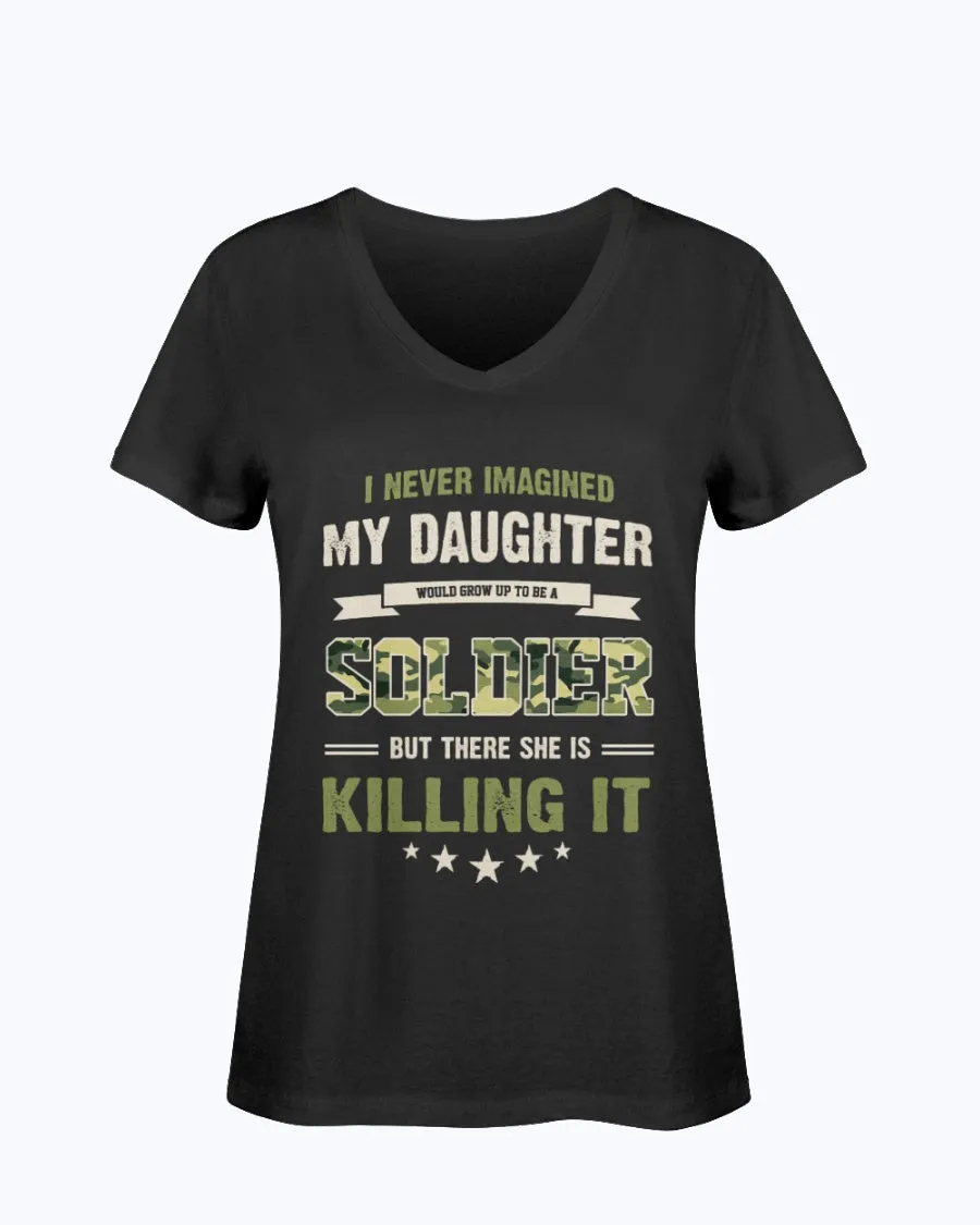 Army Mom Never Imagined Daughter T-shirts