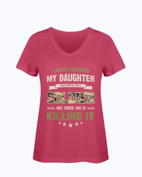 Army Mom Never Imagined Daughter T-shirts