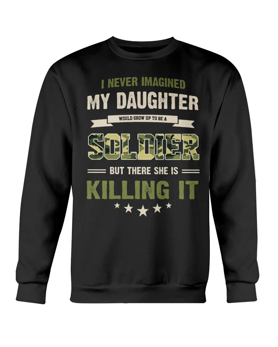 Army Mom Never Imagined Daughter T-shirts