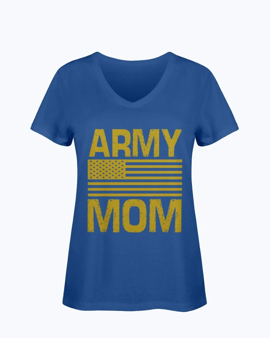 Army Mom Sweatshirt with American Flag