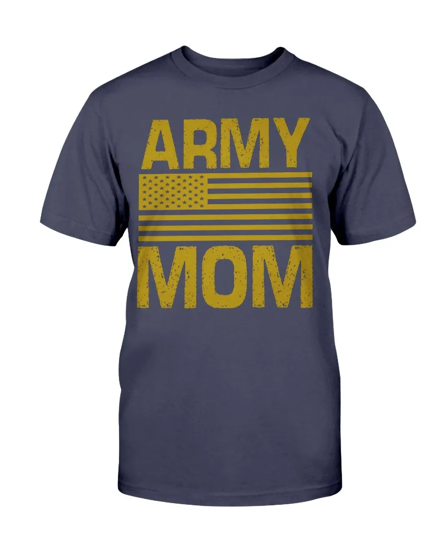 Army Mom Sweatshirt with American Flag