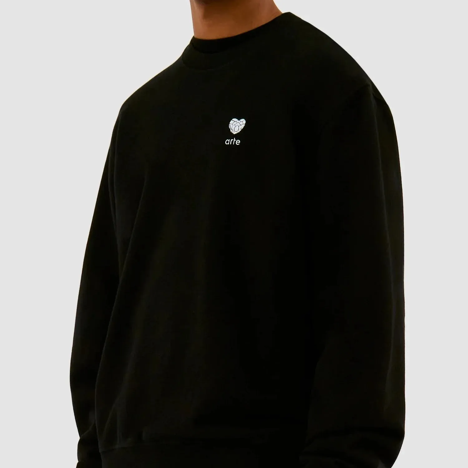 Arte Heart Flower Logo Crewneck