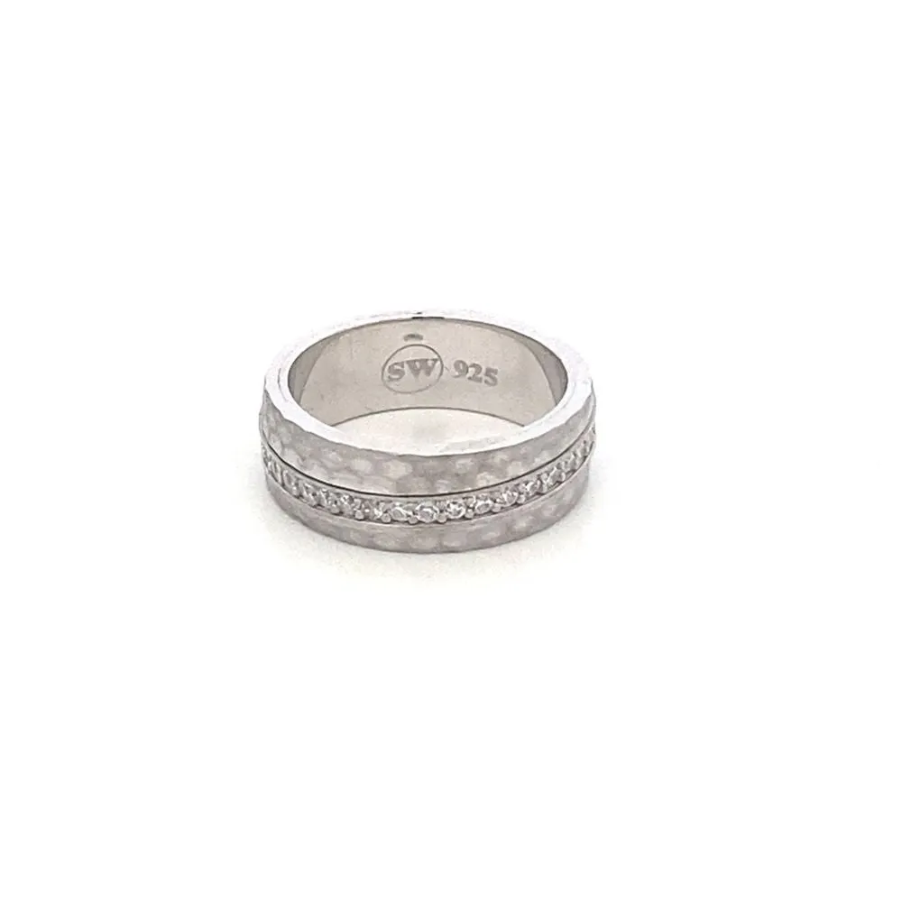 Ayle 925 Sterling Silver Eternity Band Ring