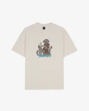 Brain Dead - Men's Moto Hiker T-Shirt - (Natural)