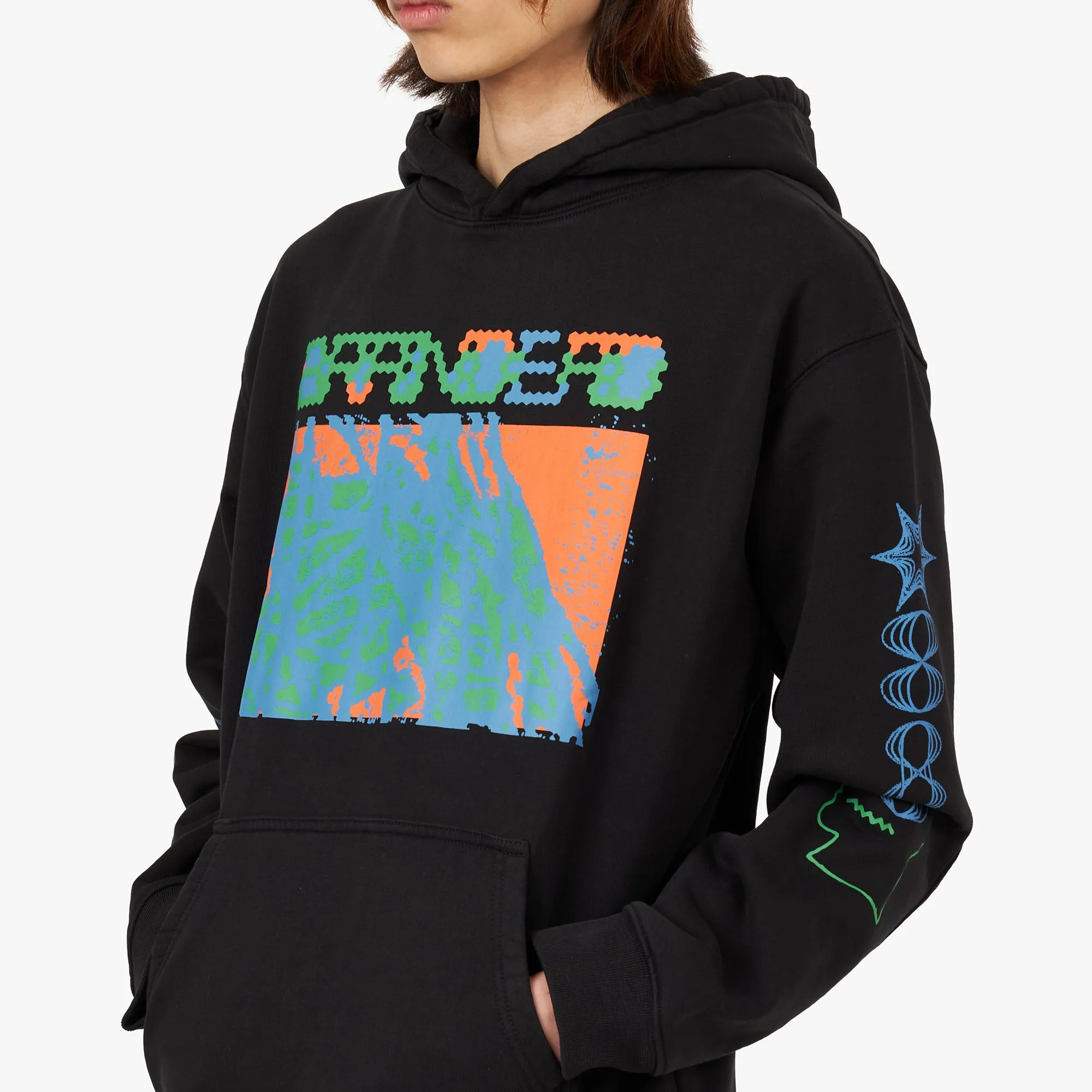 Brain Dead Videosphere Pullover Hoodie / Black