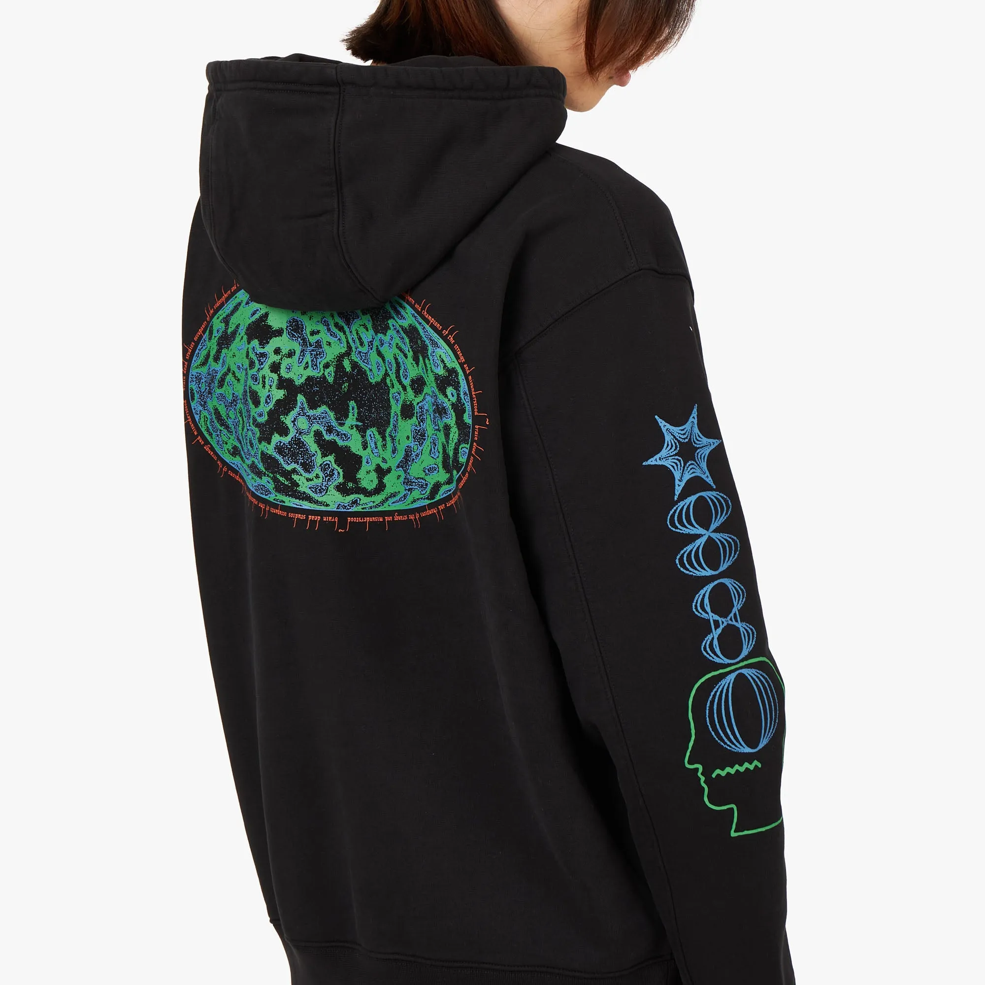 Brain Dead Videosphere Pullover Hoodie / Black