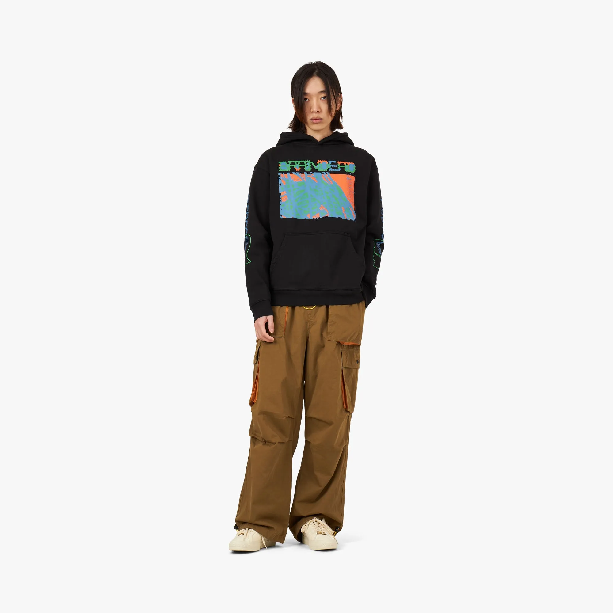 Brain Dead Videosphere Pullover Hoodie / Black