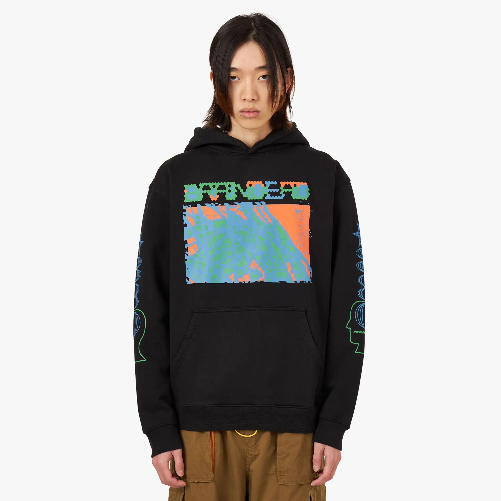 Brain Dead Videosphere Pullover Hoodie / Black