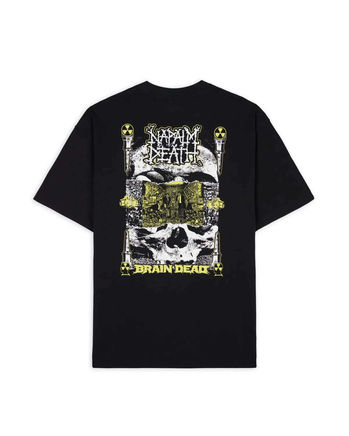 Brain Dead x Napalm Death Nuclear Scum T-Shirt- Black
