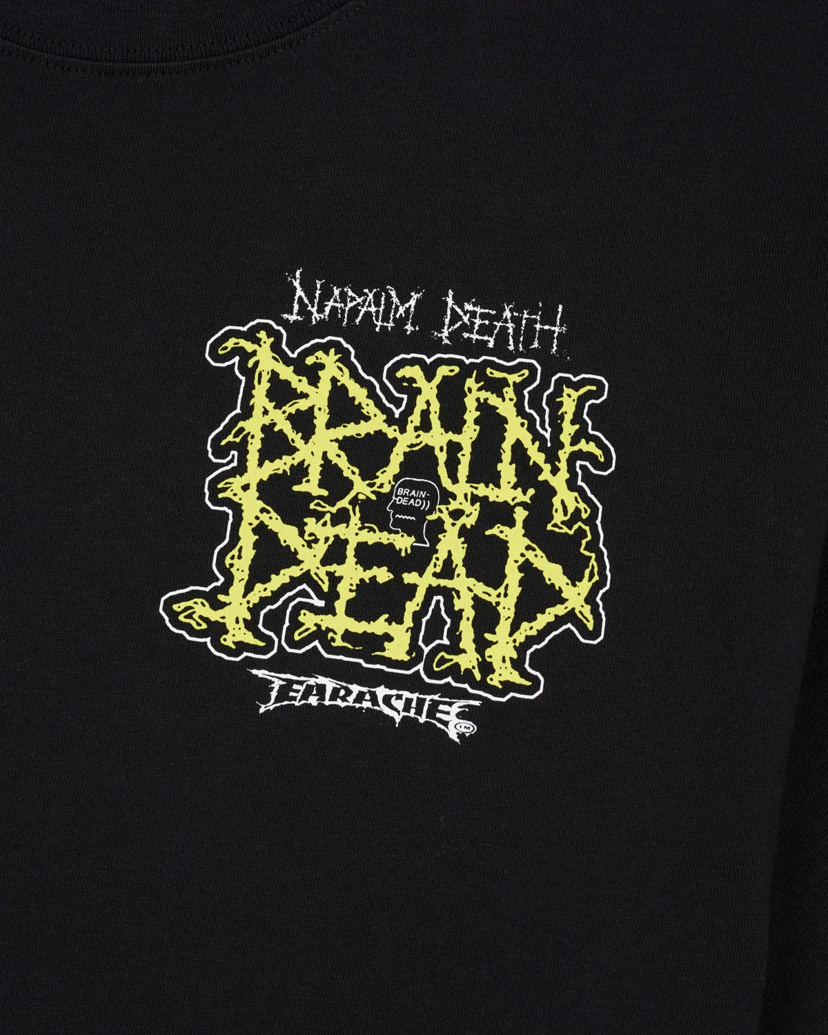 Brain Dead x Napalm Death Nuclear Scum T-Shirt- Black