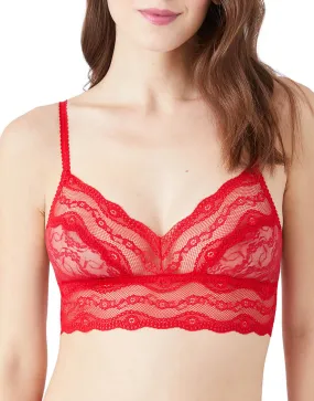 b.tempt'd by Wacoal Lace Kiss Bralette Crimson Red 910182