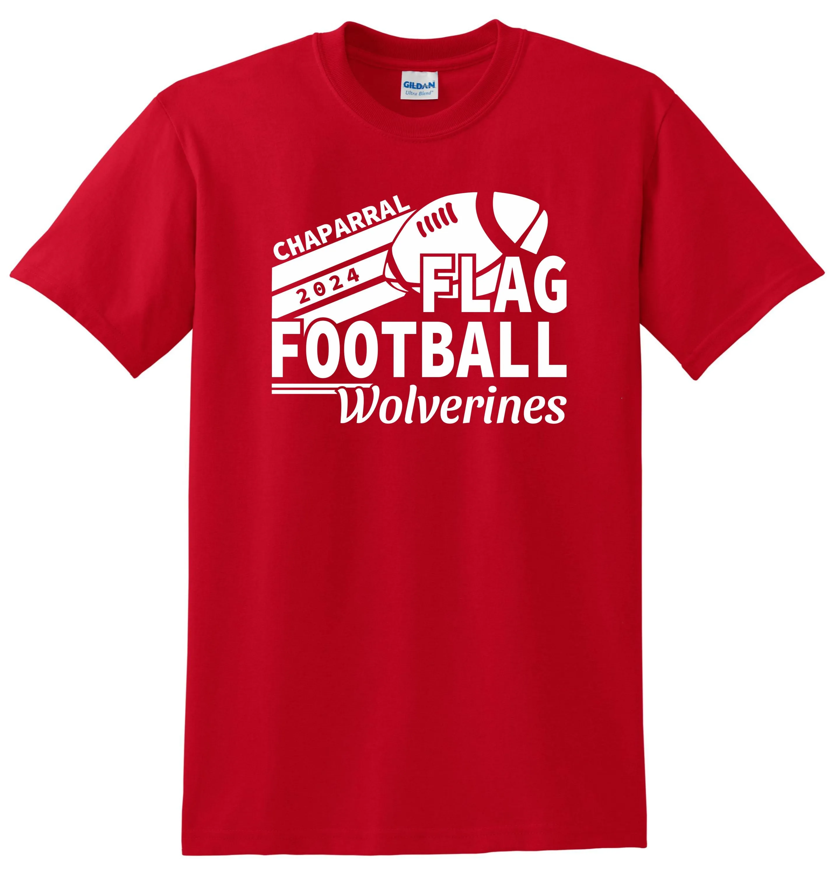 Chap Flag Football Basic ATHLETIC Tee- 3 colors