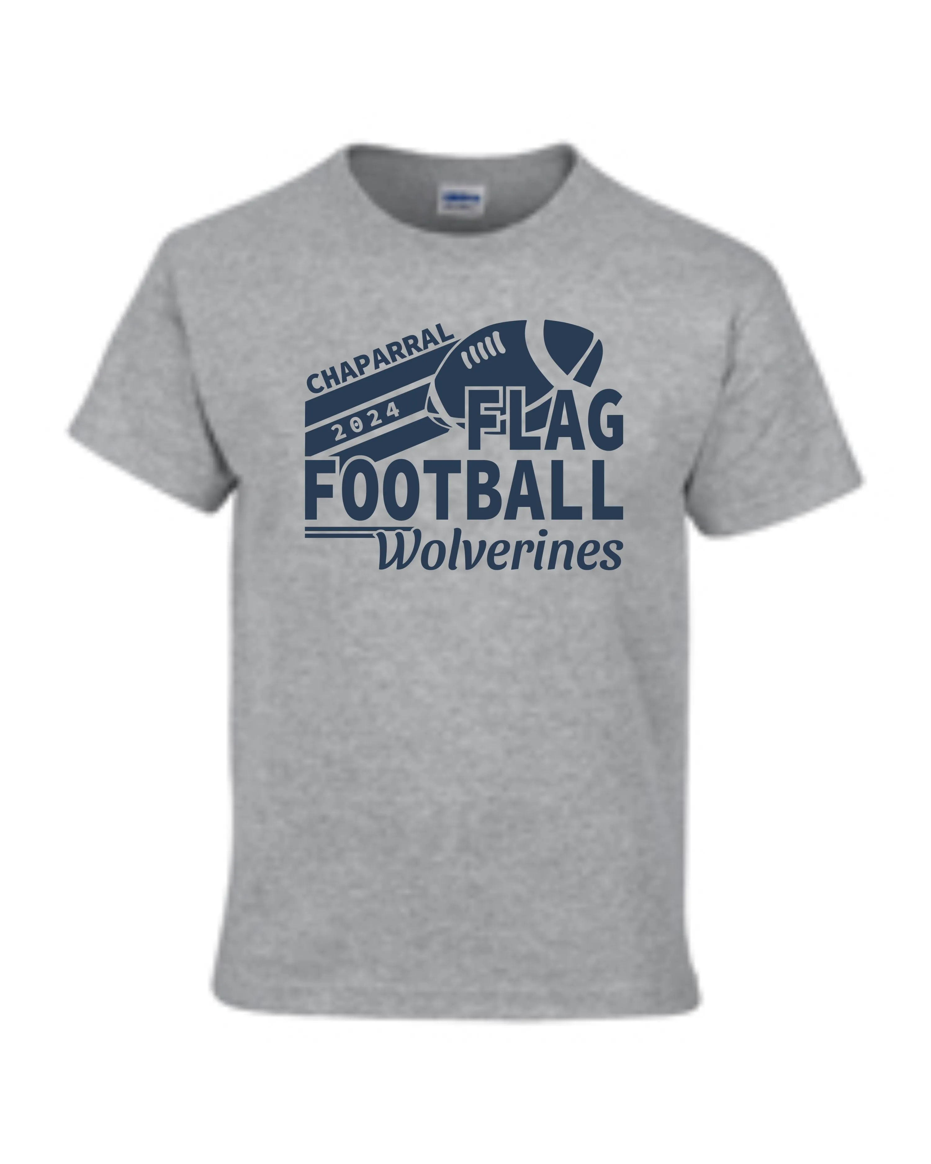 Chap Flag Football Basic ATHLETIC Tee- 3 colors