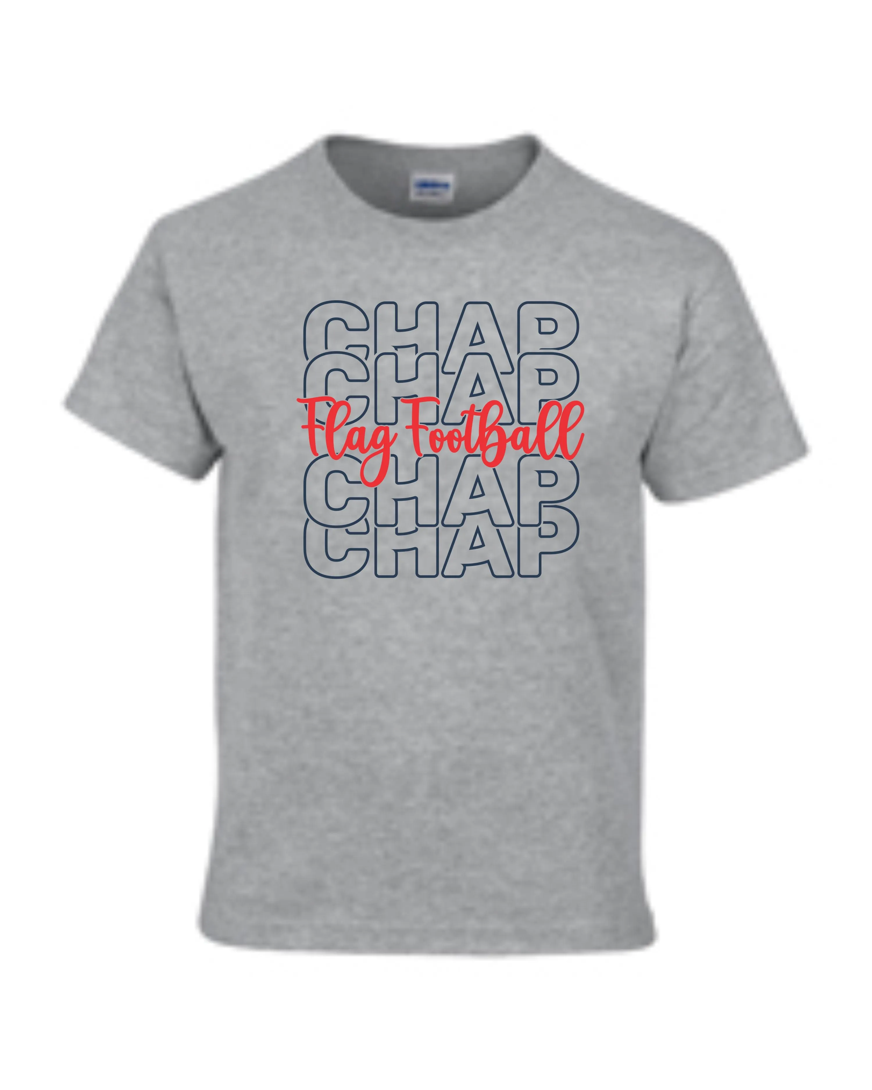 Chap Flag Football Basic CHAP Tee- 3 colors