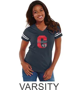 Chap Theater Varsity Tee- Matte or Glitter